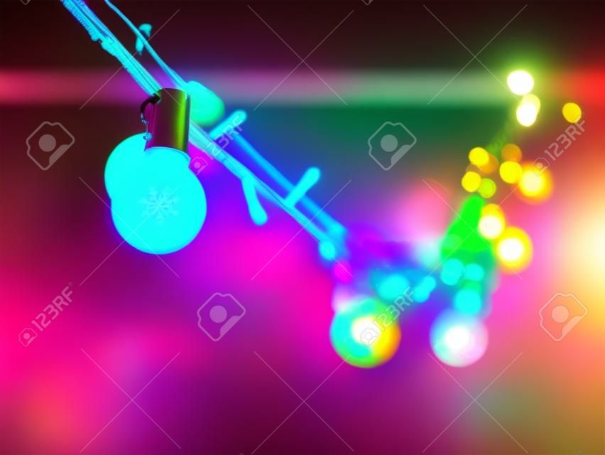 Lights decoration Event Festival outdoor Holiday blur background