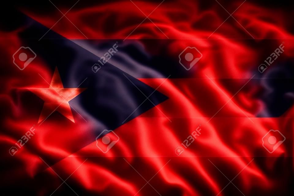  Puerto Rico smoke flag, United States dependent territory flag