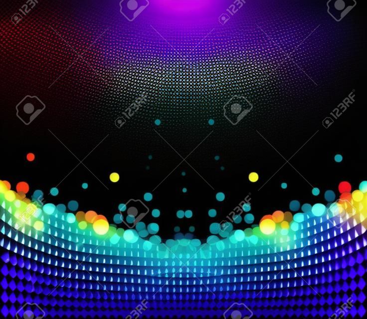 abstracte disco licht sterren achtergrond