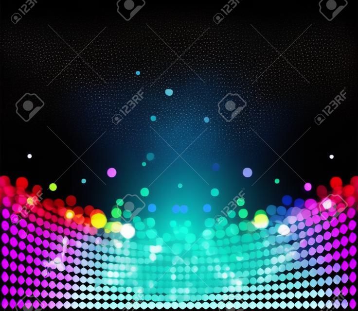 abstrakt disco light Sterne Hintergrund