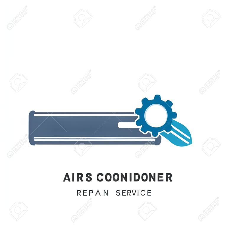 Klimaanlage Reparatur und Service Vektor Icon Illustration Designvorlage