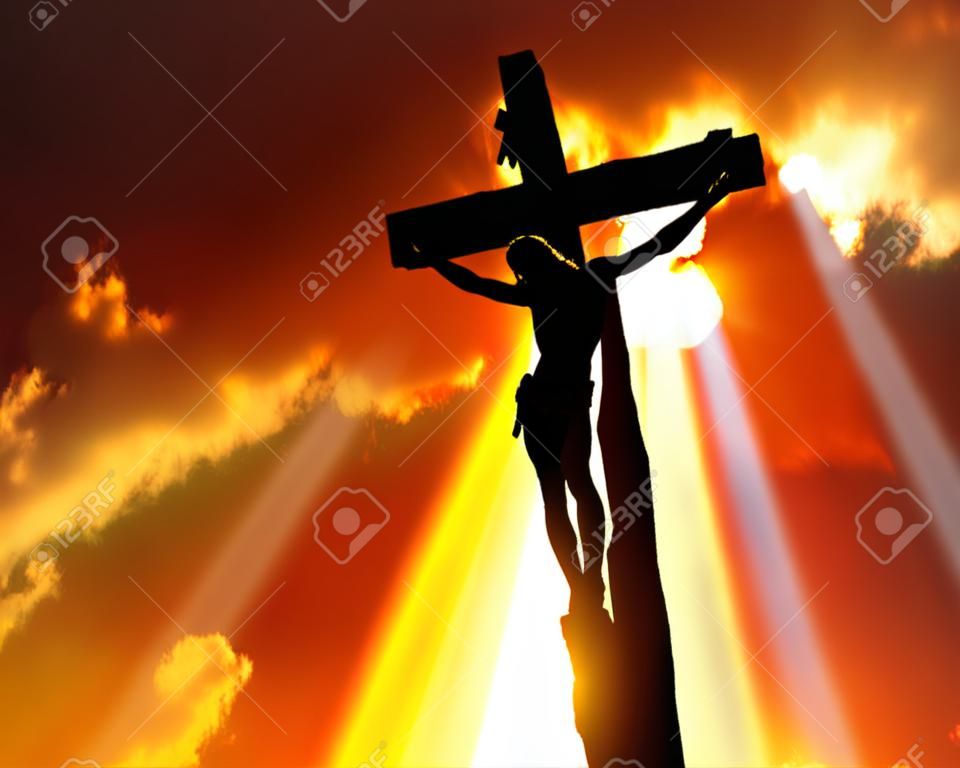 耶穌基督在十字架上