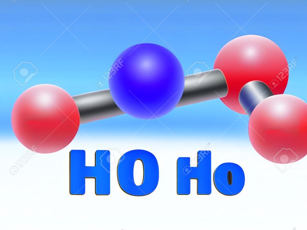 estructura molecular del agua. dos partes de hidrógeno una parte de oxígeno