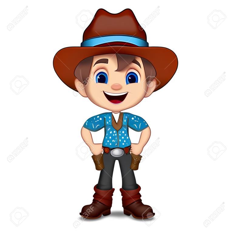 Braccio pieghevole simpatico cartone animato da cowboy