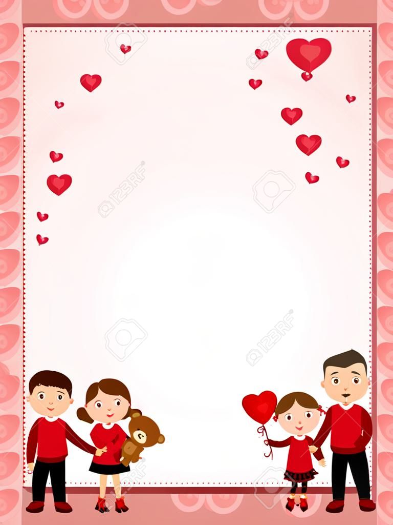 Valentin nap szórólap család