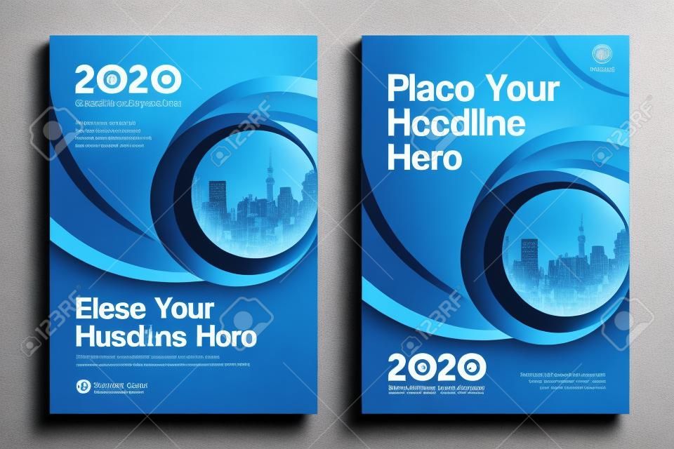 Kék színű séma város háttér üzleti könyv borító sablon A4-ben. Könnyen adaptálható prospektushoz, éves jelentéshez, magazinhoz, poszterhez, vállalati prezentációhoz, portfólióhoz, szórólaphoz, transzparenshez, weboldalhoz.