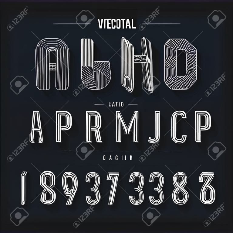 font and alphabetical vector on background, letter and text graphic art design.