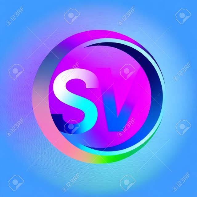 Initial Letter Logo VL Company Name Blue And Magenta Color On Circle And  Swoosh Design. Vector Logotype For Business And Company Identity. Royalty  Free SVG, Cliparts, Vectors, and Stock Illustration. Image 159403296.