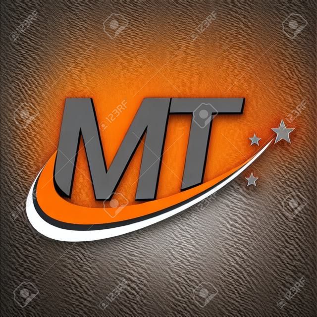 Initial Letter PM Logotype Company Name Colored Orange And Green Circle And  Swoosh Design, Modern Logo Concept. Vector Logo For Business And Company  Identity. Royalty Free SVG, Cliparts, Vectors, and Stock Illustration.