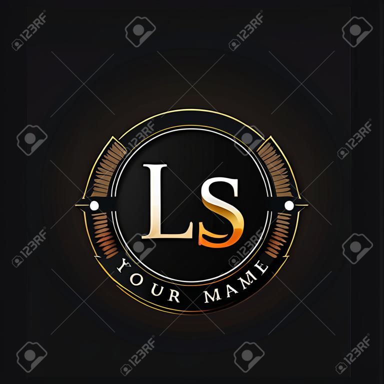 Logo designed by the letter LS