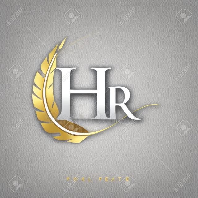 Initial Letter MR Logo With Feather Gold And Silver Color, Simple And Clean  Design For Company Name. Vector Logo For Business And Company. Royalty Free  SVG, Cliparts, Vectors, and Stock Illustration. Image