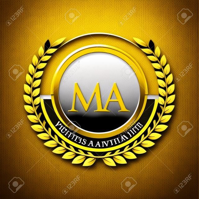 AMM Logo. AMM Letter. AMM Letter Logo Design. Initials AMM Logo Linked With  Circle And Uppercase Monogram Logo. AMM Typography For Technology, Business  And Real Estate Brand. Royalty Free SVG, Cliparts, Vectors