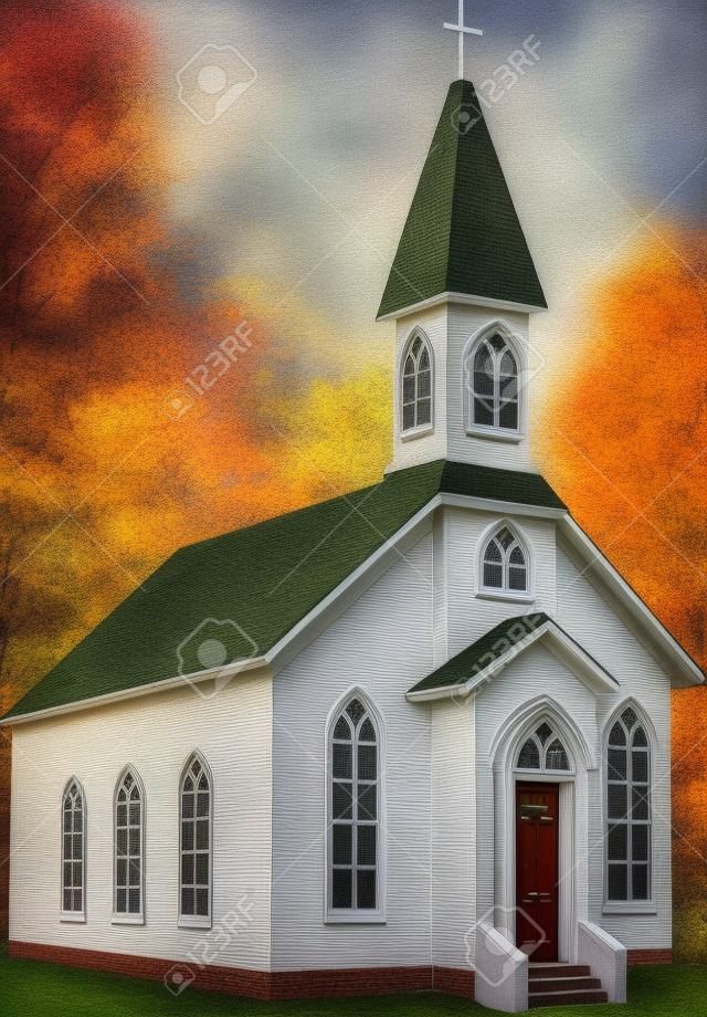 Kleine County christliche Kirche