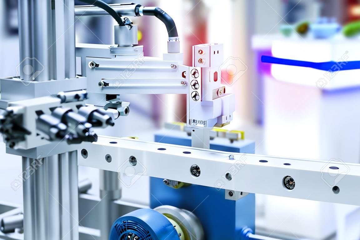 automatische systeem pneumatische ingang naar robot handvat in intelligentie fabriek