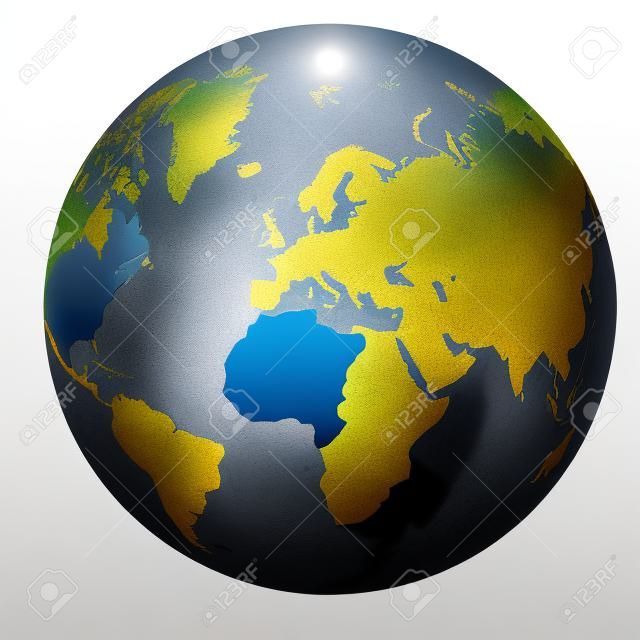   globe icon isolated on white 