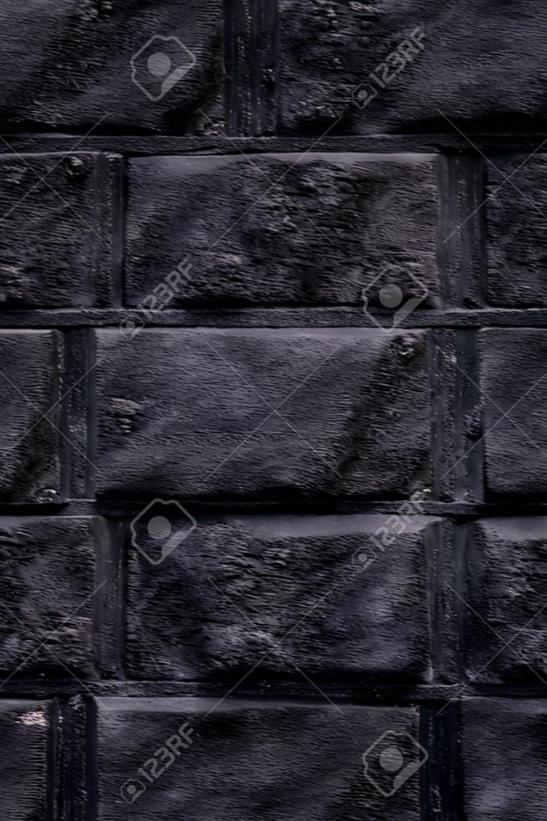 parede de pedra preta