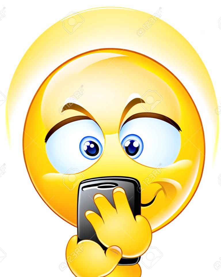 Emoticon using mobile smart phone