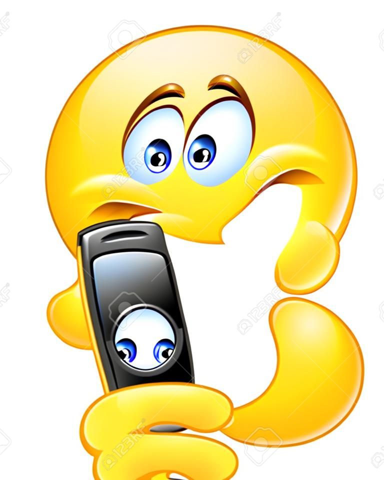 Emoticon using mobile smart phone
