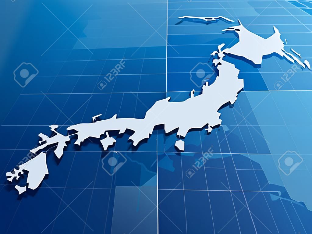 Vector japón Map Network