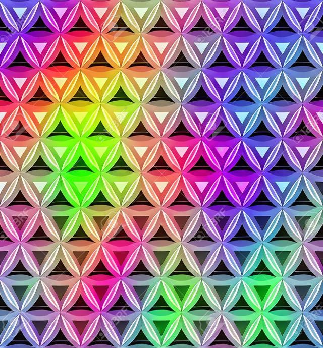 Kleurverloop geometrisch naadloos patroon.