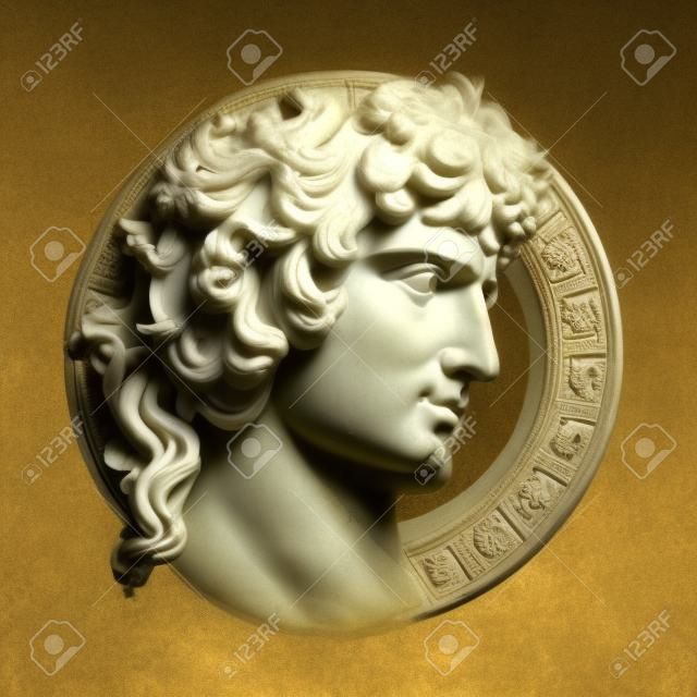 Antinous in the image of God Apollo