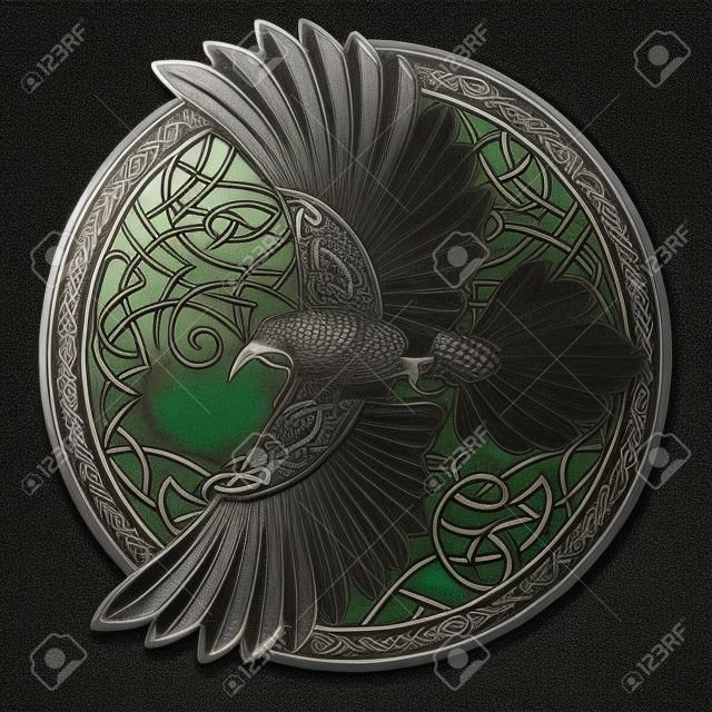 Odins Celtic Raven