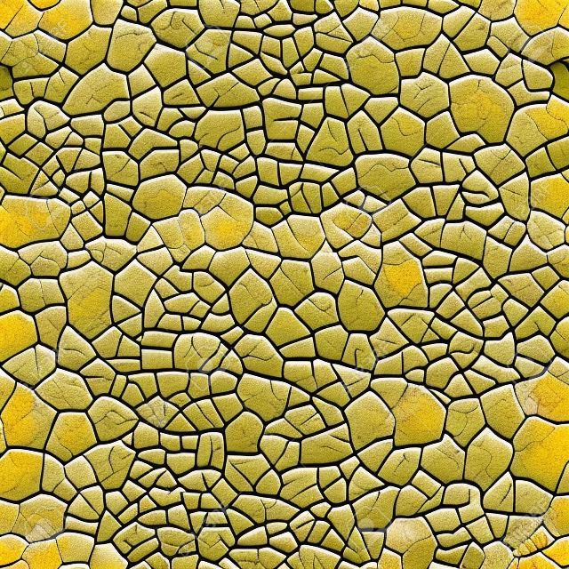 Seamless texture of cracks in the ground.