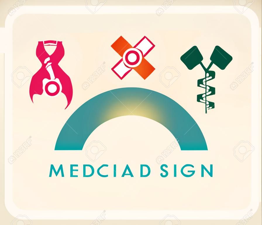 medical dsign over  pink  background vector illustration  