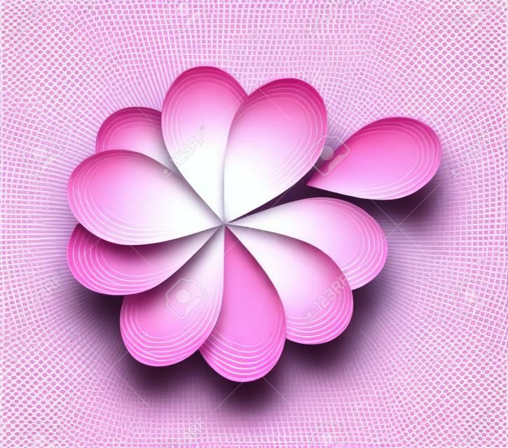 цветы дизайн на розовый фон иллюстрации