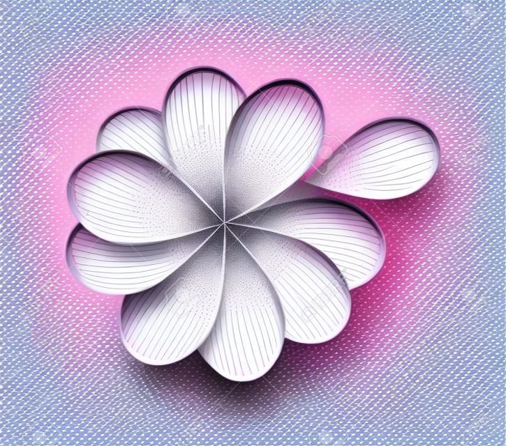 flowers design over  pink background illustration  