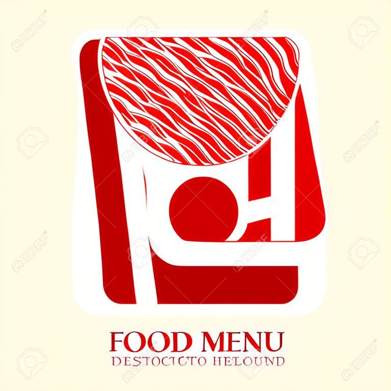 food menu  design , vector illustration