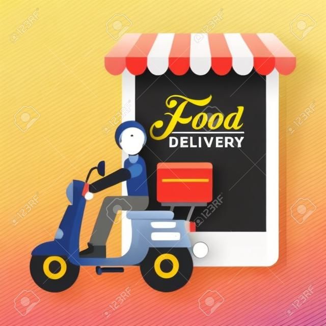 conception de la livraison de nourriture