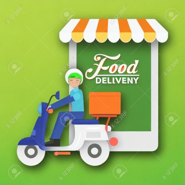 conception de la livraison de nourriture