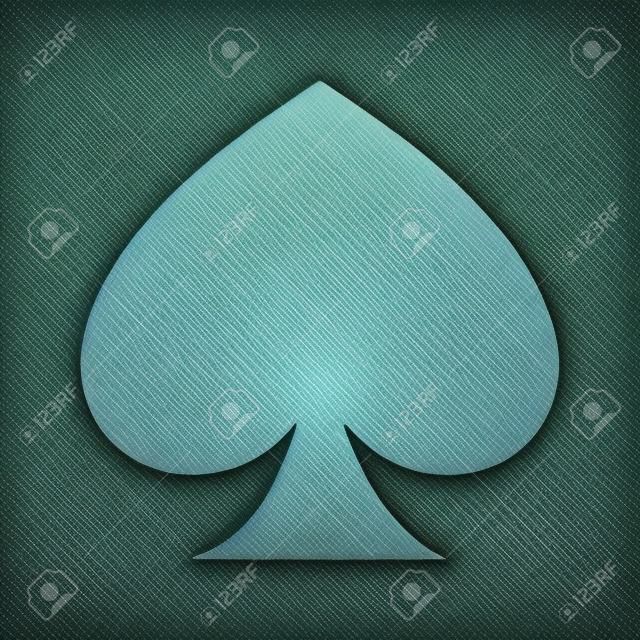 ace of spades isolated icon design, vector illustration  graphic
