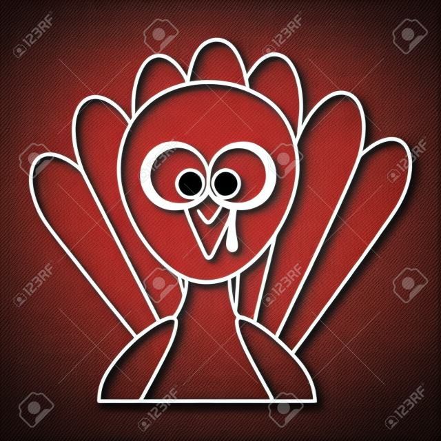 感謝祭トルコ文字アイコン イラスト デザイン