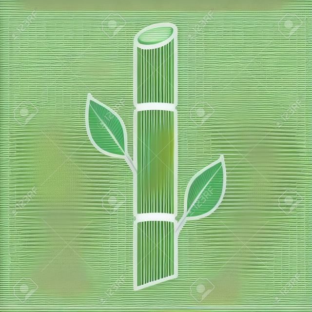 Eine auswechselbare Vektorillustrationszeichnung des Zuckerrohrressourcen-Biokraftstoffs