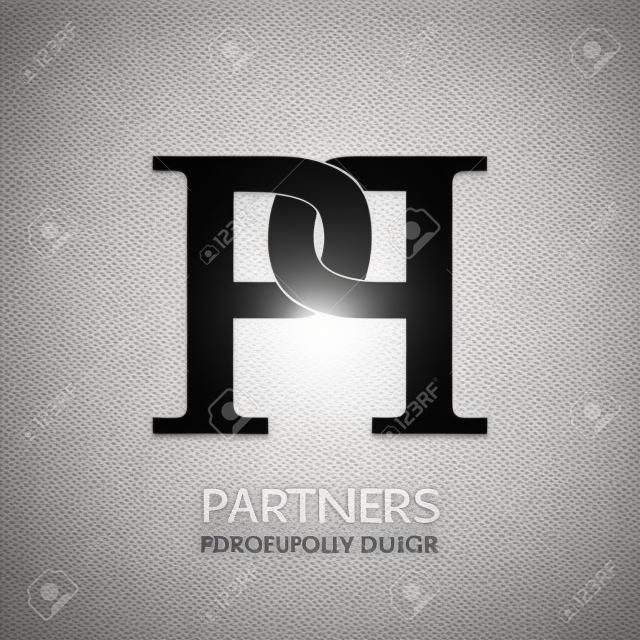 Projektowanie logo wektor kreatywnych podwójne litery P. PP wektor znak. Symbole logotypu. Projekt ikony logo