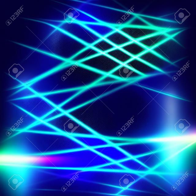 Mode allume fond de rougeoyantes lumineuses lignes de flou. Vector illustration EPS 10. style futuriste lueur néon discothèque ou partie de nuit. Magnifique modèle d'image graphique