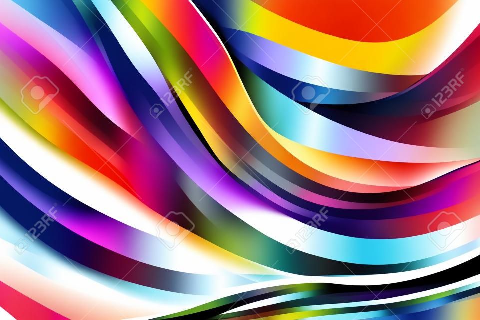 abstract flat colorful stripes geometric background, neural network generated art. digitally generated image. Not based on any actual scene or pattern.