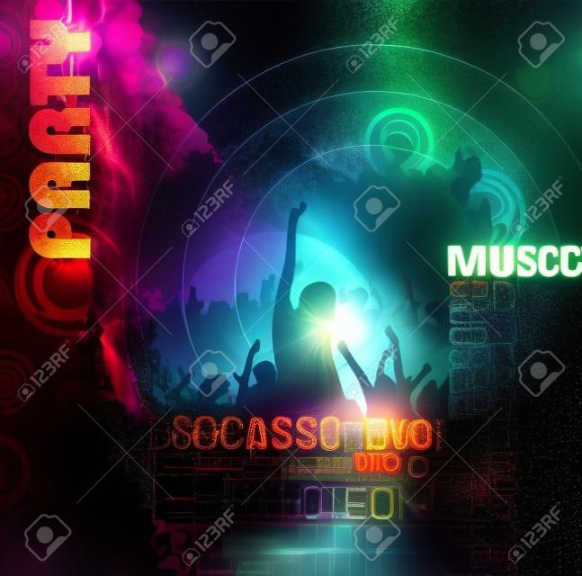 Disco event background