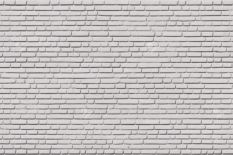 White grunge brick wall texture or clean surface pattern for background and backdrop, architectural element in urban concept, retro or vintage style