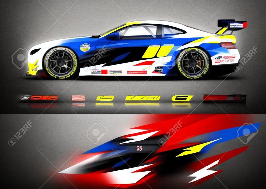 Projekty barw samochodów wyścigowych