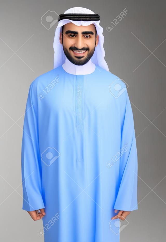 阿拉伯男子從迪拜酋長國